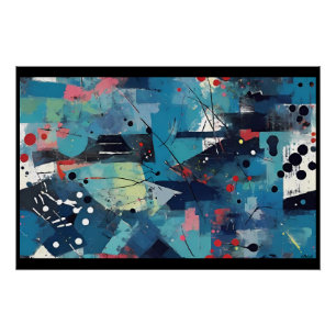 8647 - Ken Gage Abstracte kunst Perfect Poster
