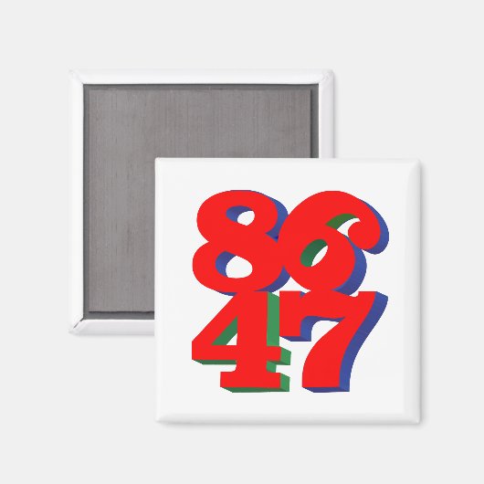 8647 Koelkast Magneet (Voorkant / Achterkant)