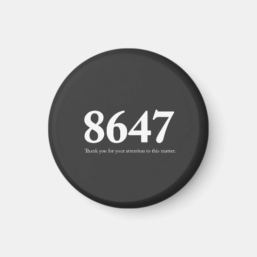 8647 MAGNEET (Voorkant)