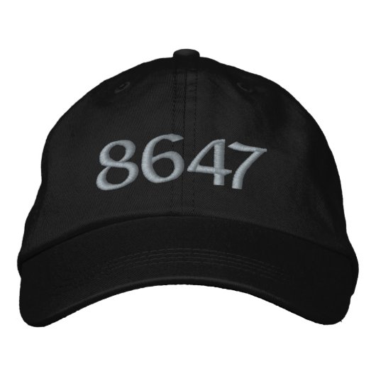 8647, om de POTUS af te wijzen, te verwerpen of te Geborduurde Pet (Voorkant)