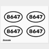 8647 OVALE STICKER (Vel)