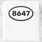 8647 OVALE STICKER (Tas)