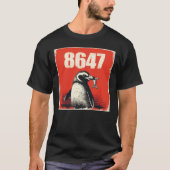 8647. Pinguïn. T-shirt (Voorkant)