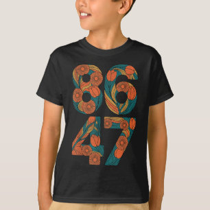 8647 President Liberaal-Democraten tegen Trump T-shirt