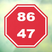 8647 RAAMSTICKER (Vel 3)