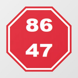 8647 RAAMSTICKER