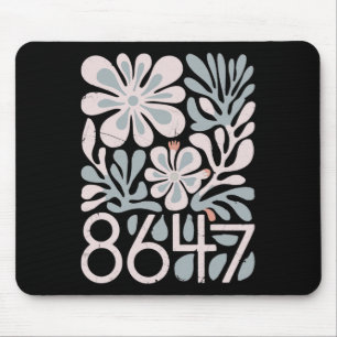 8647 Resist Subtiele Bloemen Foxtrot Delta Tango P Muismat