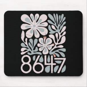 8647 Resist Subtiele Bloemen Foxtrot Delta Tango P Muismat