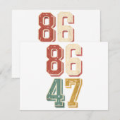 8647 retro 86 47 (Voorkant / Achterkant)