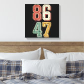 8647 retro 86 47 canvas afdruk (Insitu (Slaapkamer))