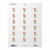 8647 retro 86 47 etiket (Full Sheet)