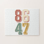 8647 retro 86 47 legpuzzel (Horizontaal)