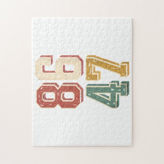 8647 retro 86 47 legpuzzel (Verticaal)