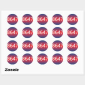 8647 RONDE STICKER (Vel)