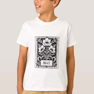 8647 Subtiel Anti Trump Anti MAGA 86 47 Bloem Boho T-shirt