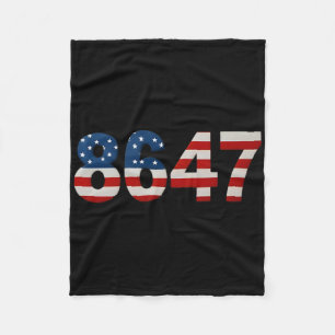 8647 Subtiel Trump Weerstand Bieden Fleece Deken