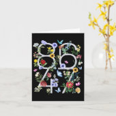 8647 Subtiele Anti Trump 86 47 Bloemen Boho Stijl Kaart (Gele Bloem)