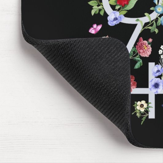 8647 Subtiele Anti Trump 86 47 Bloemen Boho Stijl Muismat (Hoek)