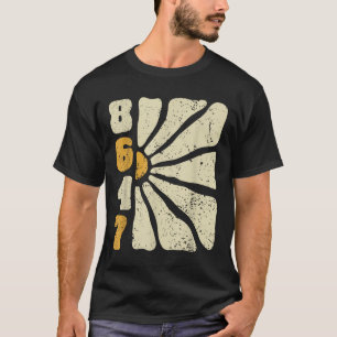 8647 Subtiele Anti Trump 86 47 Bloemen Boho Stijl T-shirt
