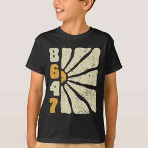 8647 Subtiele Anti Trump 86 47 Bloemen Boho Stijl T-shirt