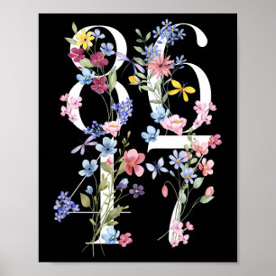 8647 Subtiele Anti Trump 86 47 Bloemrijke Boho Sti Poster
