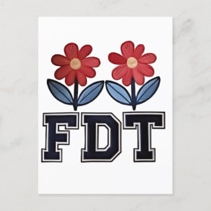 8647 Subtiele Anti Trump Anti MAGA 86 47 Floral Bo Aankondigingskaart