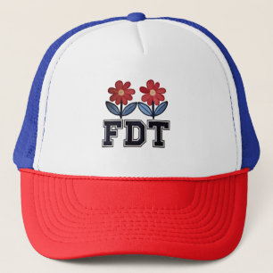 8647 Subtiele Anti Trump Anti MAGA 86 47 Floral Bo Trucker Pet