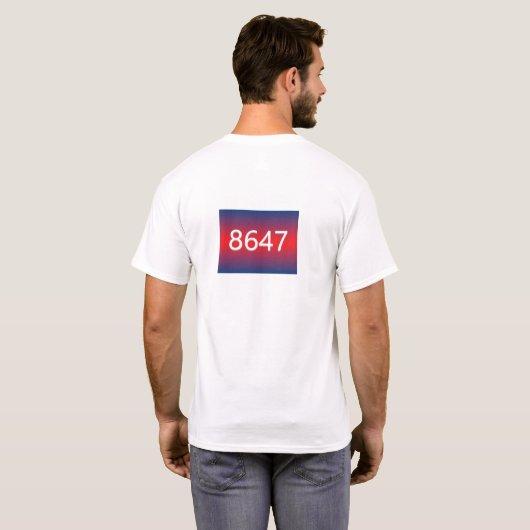 8647 T-SHIRT (Achterkant volledig)