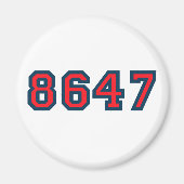 8647 Verzet tegen Trump Magneet (Voorkant)