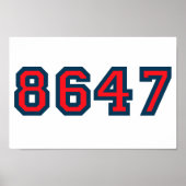 8647 Verzet tegen Trump Poster (Voorkant)