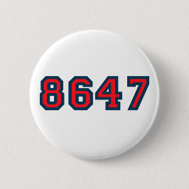 8647 Verzet tegen Trump Ronde Button 5,7 Cm
