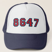 8647 Verzet tegen Trump Trucker Pet (Voorkant)