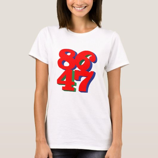 8647 Vrouwen T-shirt (Voorkant)