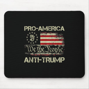 8647 Wij Het Volk Pro-amerika Anti-trump Tank Top Muismat