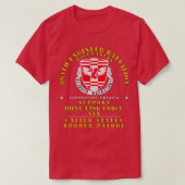 864th Eng Bn JTF6 Ondersteuning van Amerika T-shirt (Design voorkant)