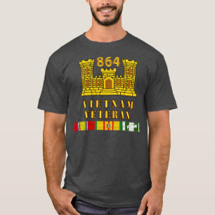 864th Engineer Bataljon ENG Branch Vietnam Vet w T-shirt