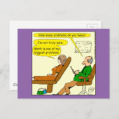 865 hoeveel problemen hebt u - CARTOON Briefkaart (Voorkant / Achterkant)