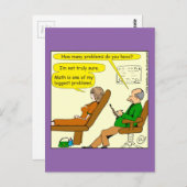 865 hoeveel problemen u - CARTOON hebben Briefkaart (Voorkant / Achterkant)