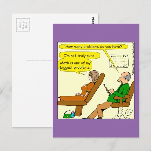 865 hoeveel problemen u - CARTOON hebben Briefkaart (Voorkant / Achterkant)