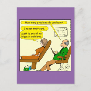 865 hoeveel problemen u - CARTOON hebben Briefkaart