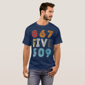 867 Five 309 familie T-shirt (Voorkant volledig)