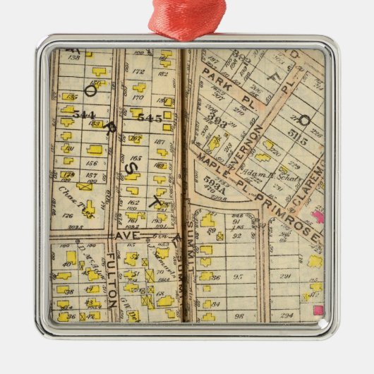 8687 Mt Vernon Metalen Ornament (Voorkant)