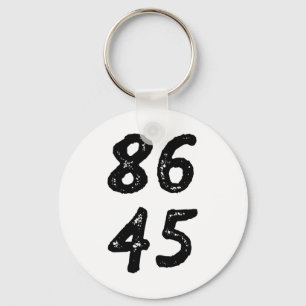 86 45 Anti Trump Retro Vervuild Klassieke Stijl Sleutelhanger