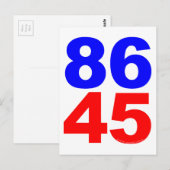 86 45 BRIEFKAART (Voorkant / Achterkant)