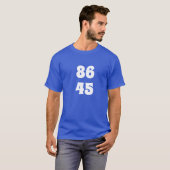 86 45 Stem Trump Uit! T-shirt (Voorkant volledig)
