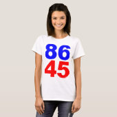 86 45 (voor haar) t-shirt (Voorkant volledig)
