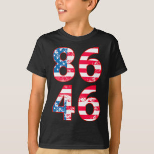 86 46 Anti Biden Pro Trump Patriottisch T-shirt