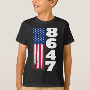 86 47 8647 Subtiel anti Trump 1  T-shirt