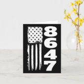 86 47 8647 Subtiele anti-Trump Kaart (Gele Bloem)