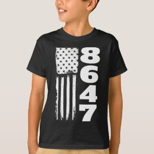 86 47 8647 Subtiele Anti Trump T-shirt